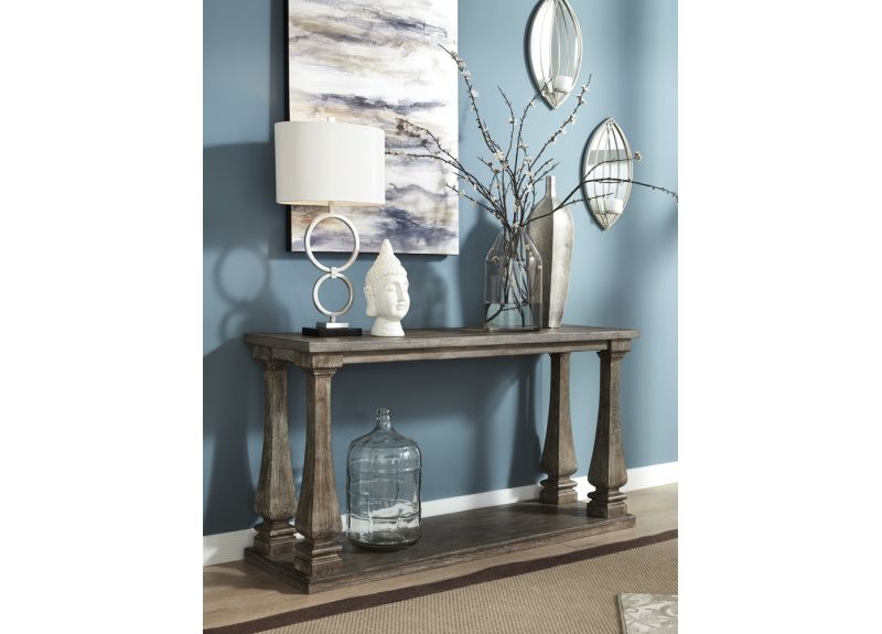 Wilsons Wooden Console Table with Shelf